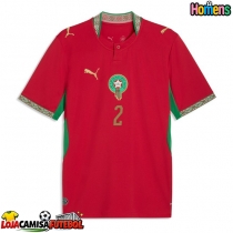 Camisa de Futebol Marrocos Achraf Hakimi #2 Equipamento Principal Mundo 2026 Manga Curta